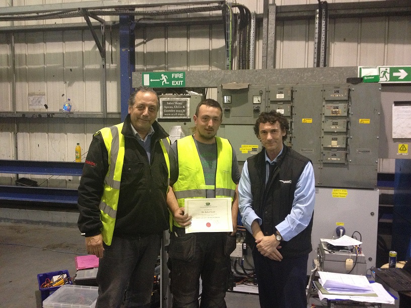 DNO witness testing at an electrical engineering site