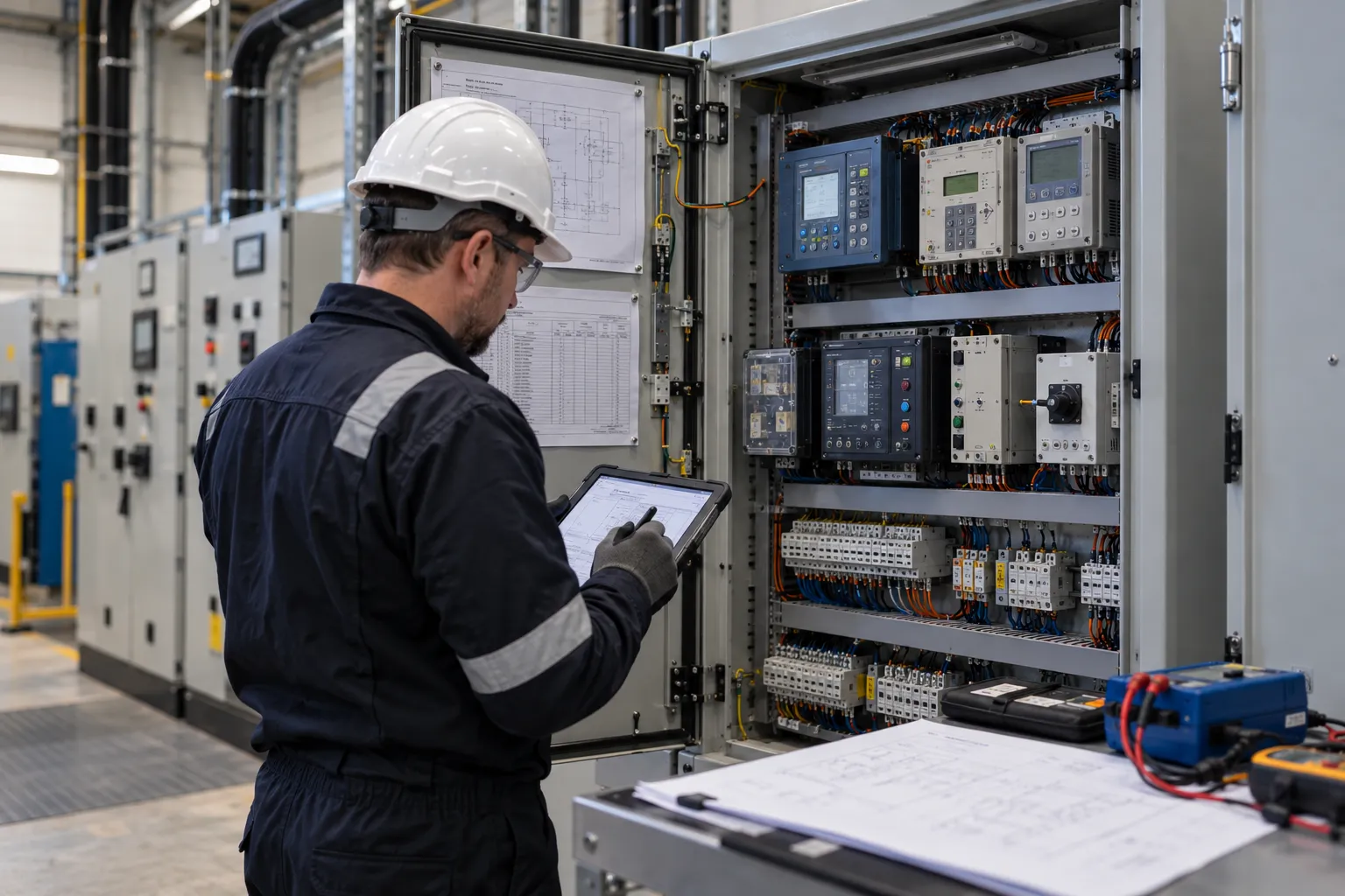 Protection relay testing and Loss of Mains engineering