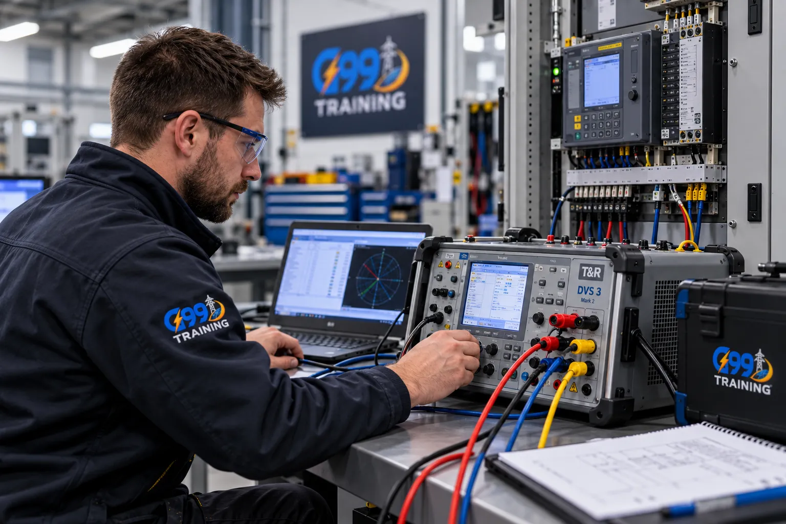 Hands-on protection relay training in the G99 workshop